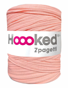 Light pink t-shirt yarn by Hoooked Zpagetti (100-120m)