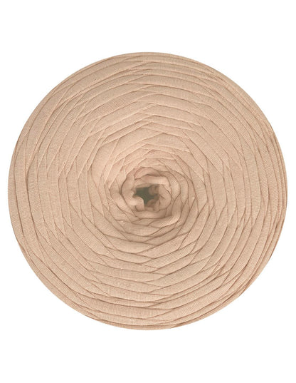 Light taupe t-shirt yarn by Hoooked Zpagetti (100-120m)