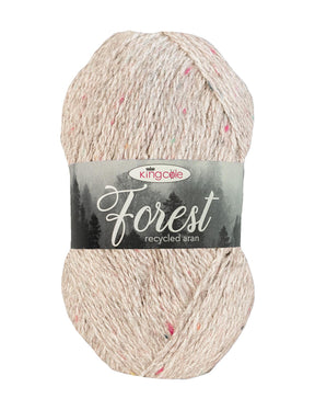 Galloway Forest 100% recycled aran yarn by King Cole (100g)