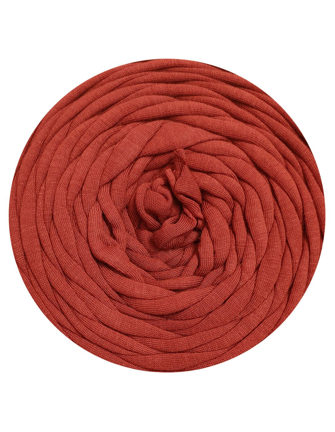 Brick red t-shirt yarn (100-120m)