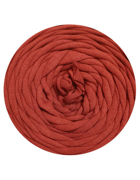 Brick red t-shirt yarn (100-120m)