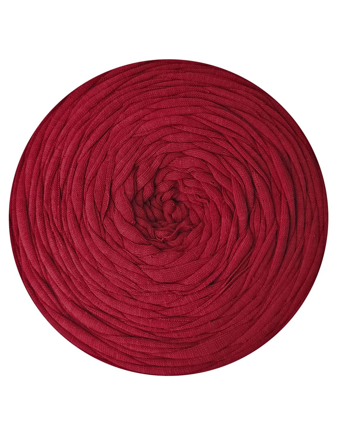 Burgundy red t-shirt yarn by Rescue Yarn (100-120m)