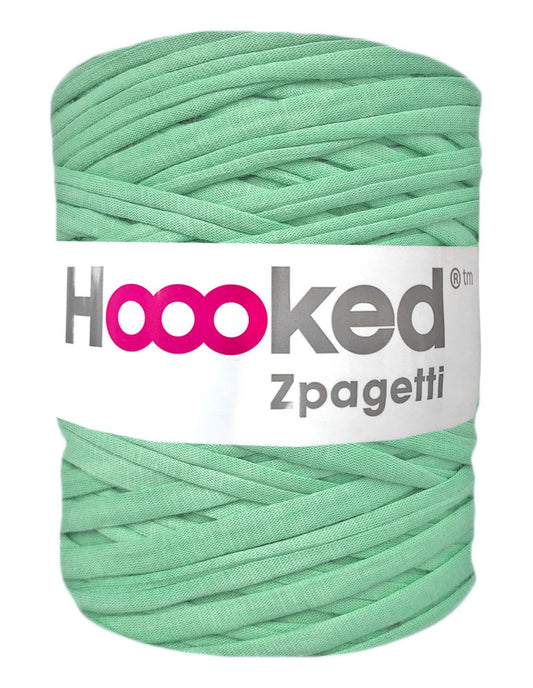 Seafoam green t-shirt yarn by Hoooked Zpagetti (100-120m)
