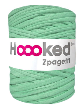 Seafoam green t-shirt yarn by Hoooked Zpagetti (100-120m)