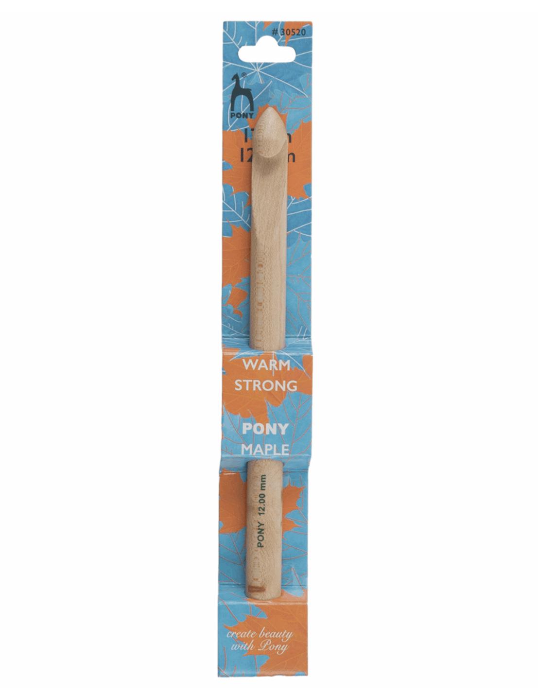 Pony maple 12mm crochet hook (30520)