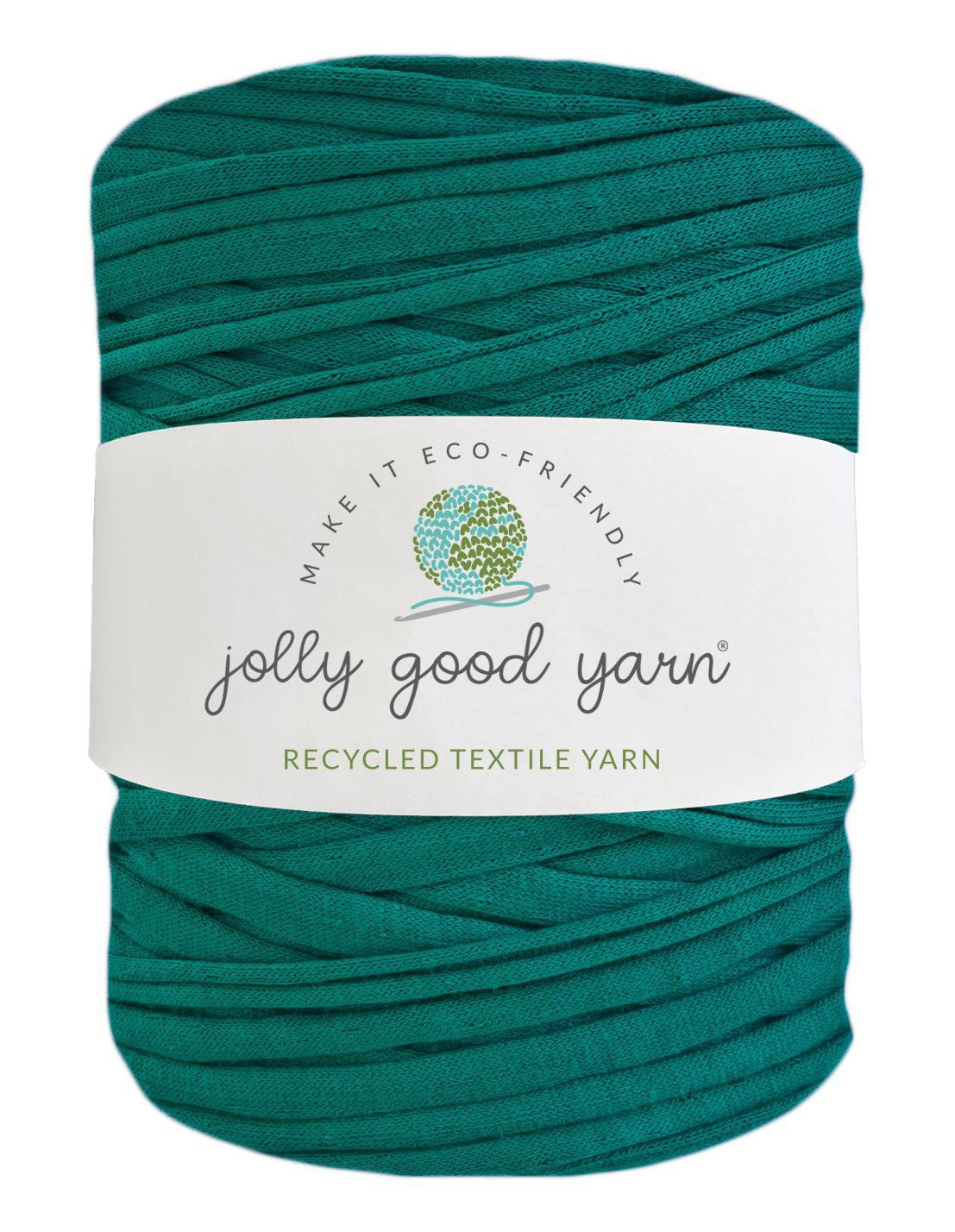 Bright teal t-shirt yarn (100-120m)