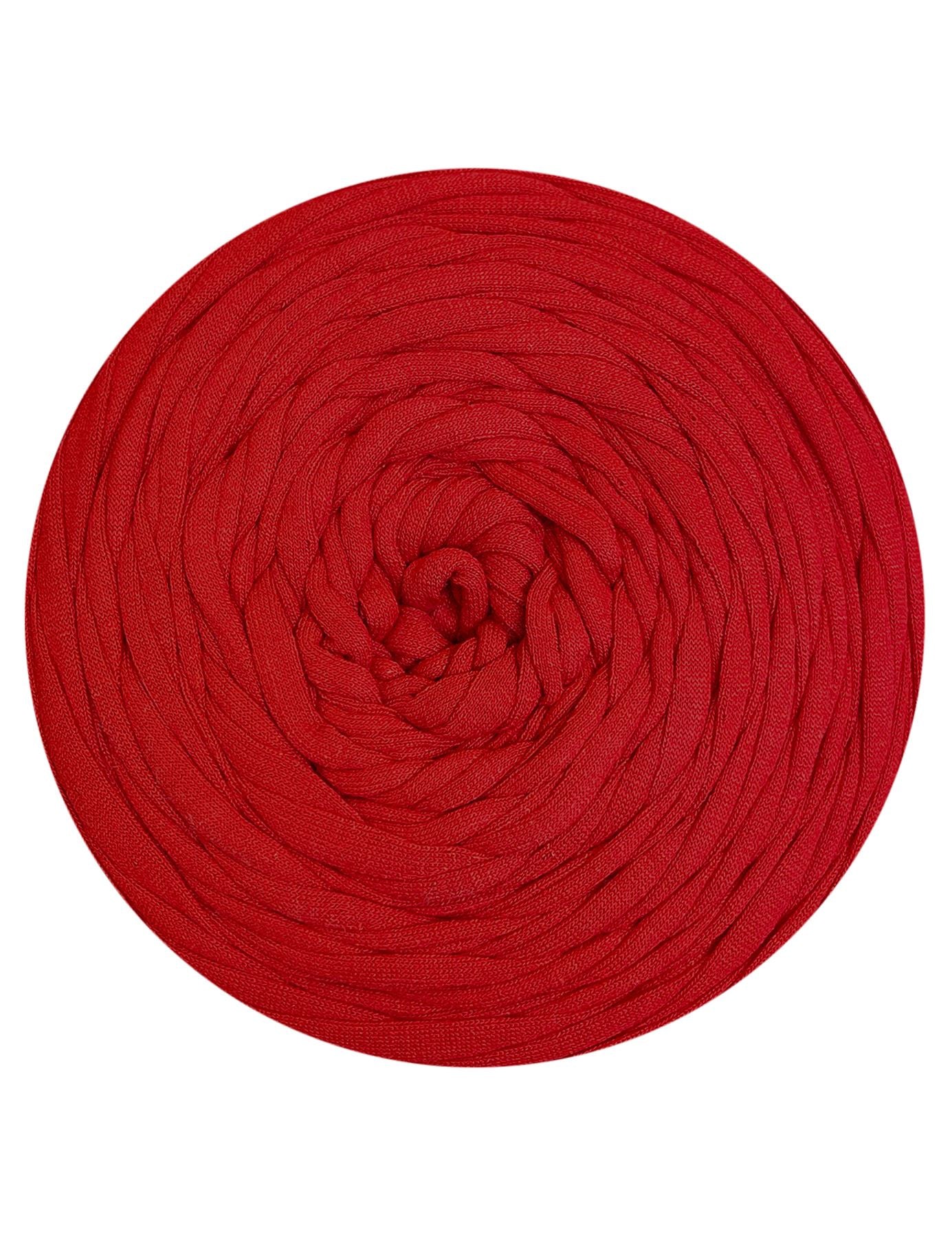Apple red t-shirt yarn by Rescue Yarn (100-120m)