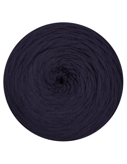 Deep navy blue t-shirt yarn by Rescue Yarn (100-120m)