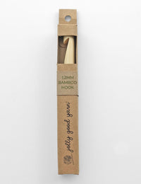 12mm Bamboo Crochet Hook