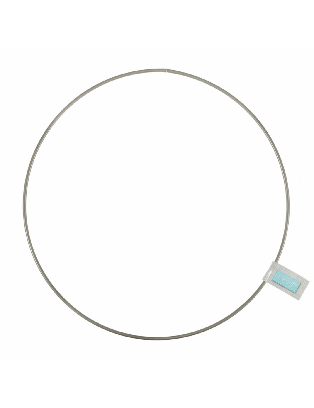 Trimits Metal Craft Ring (TRH32) silver macrame hoop - 25cm