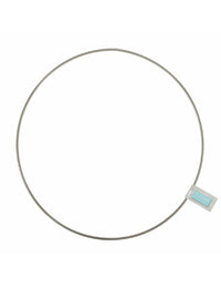 Trimits Metal Craft Ring (TRH32) silver macrame hoop - 25cm