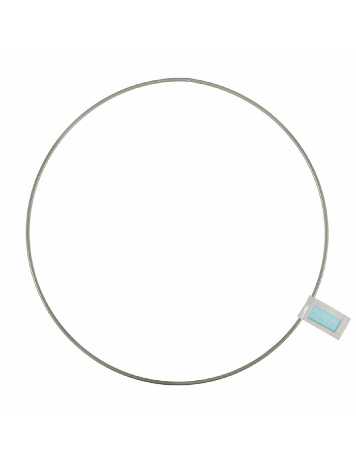 Trimits Metal Craft Ring (TRH32) silver macrame hoop - 25cm