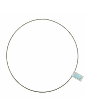Trimits Metal Craft Ring (TRH32) silver macrame hoop - 25cm