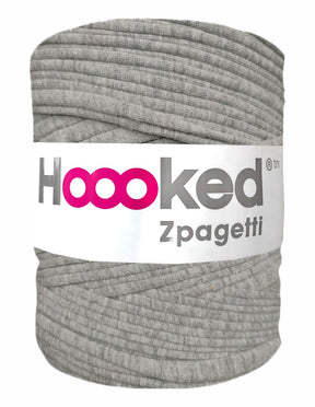 Smoke grey t-shirt yarn by Hoooked Zpagetti (100-120m)