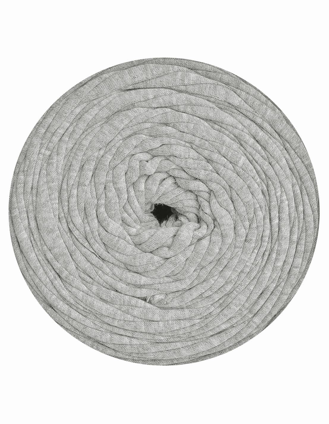Grey t-shirt yarn by Hoooked Zpagetti (100-120m)