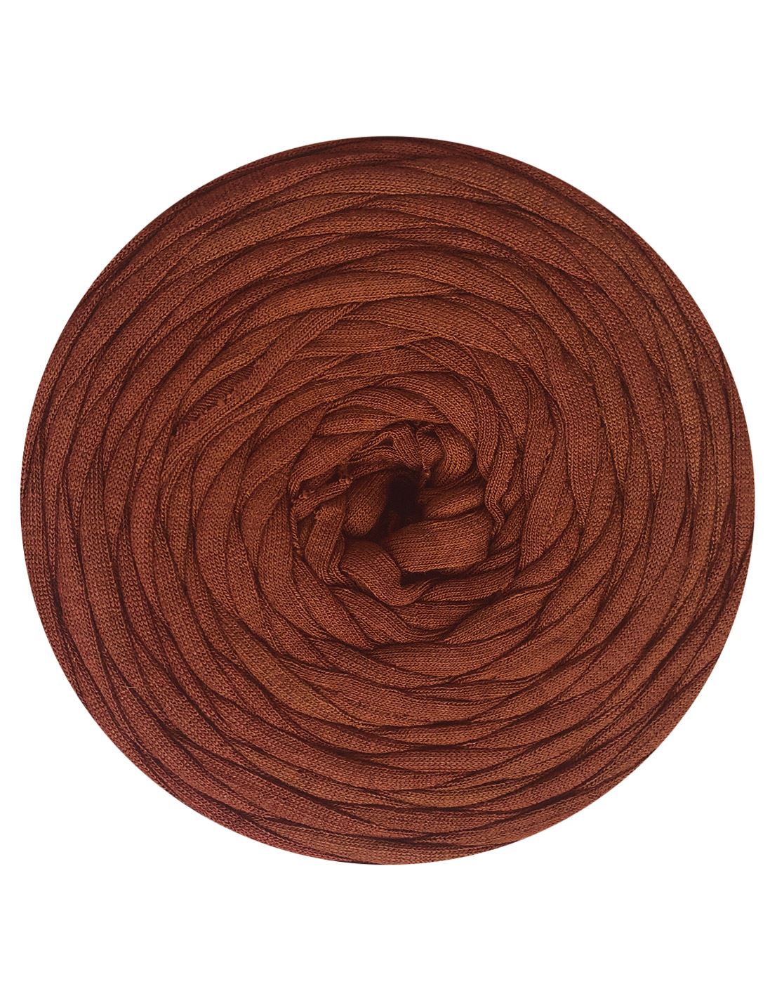 Hot chocolate brown t-shirt yarn by Rescue Yarn (100-120m)