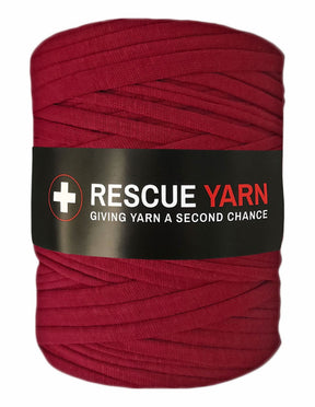 Burgundy red t-shirt yarn by Rescue Yarn (100-120m)