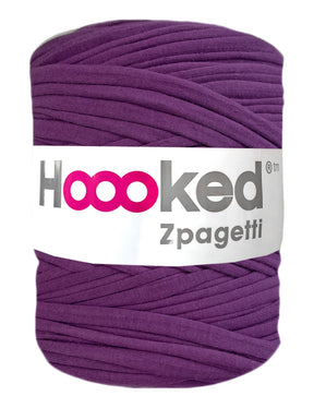 Dark magenta t-shirt yarn by Hoooked Zpagetti (100-120m)