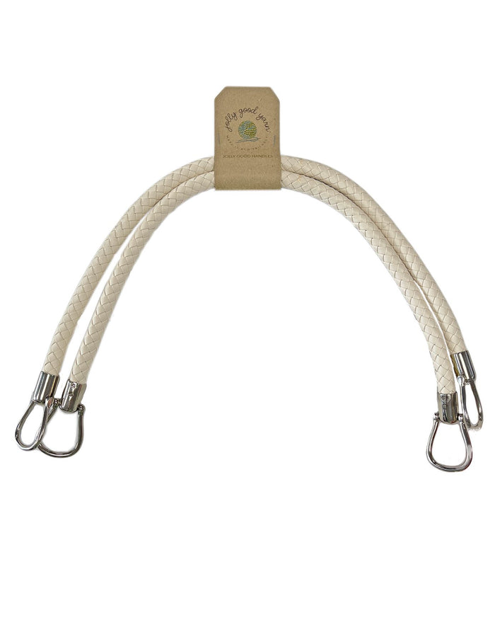 Jolly Good Cream Faux Leather Bag Handles (55cm)