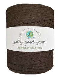 Deep brown t-shirt yarn (100-120m)