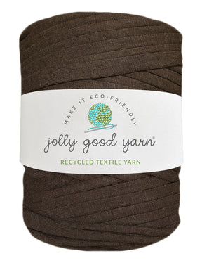 Deep brown t-shirt yarn (100-120m)