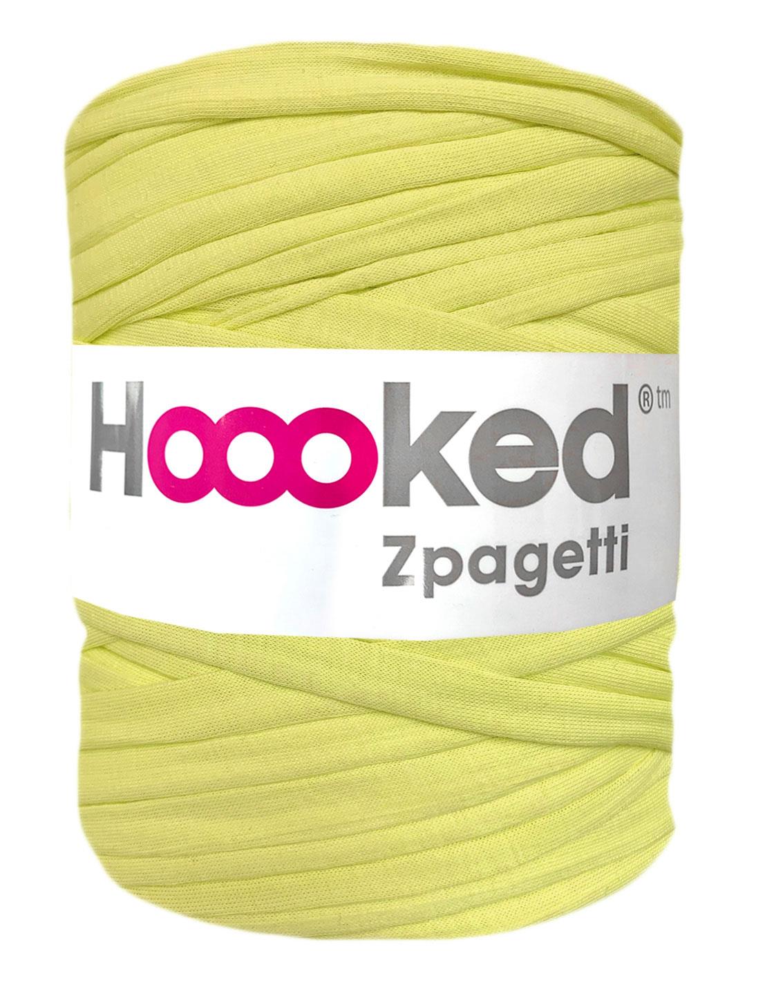 Light lime t-shirt yarn by Hoooked Zpagetti (100-120m)