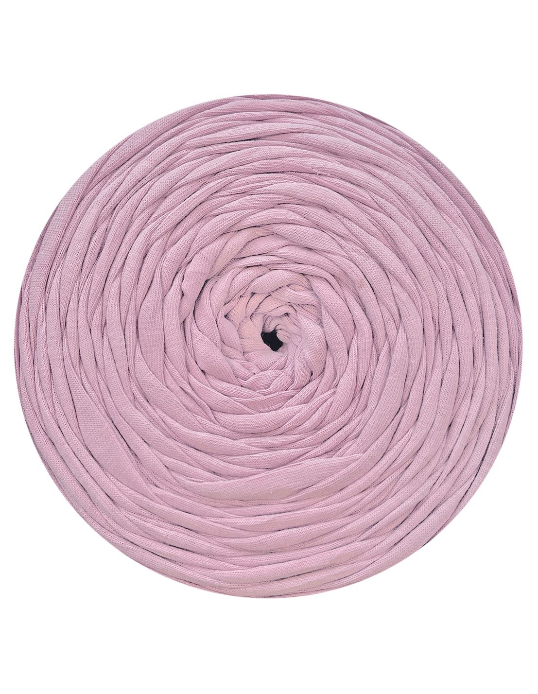 Pale taffy pink t-shirt yarn (100-120m)