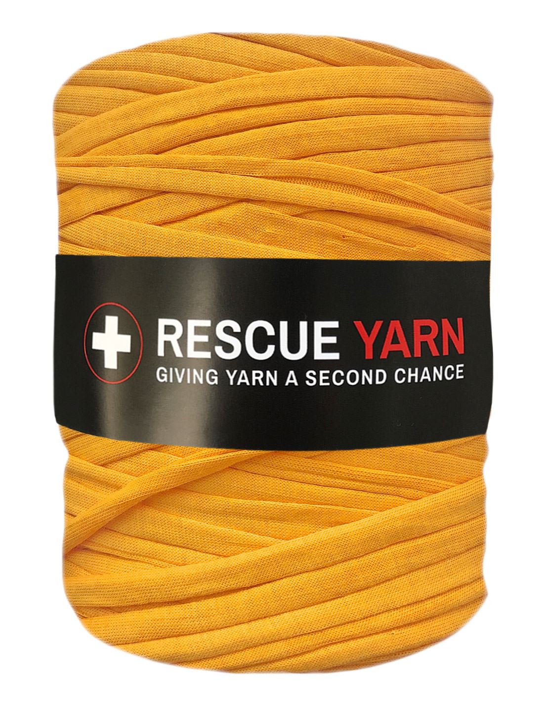 Marigold yellow t-shirt yarn by Rescue Yarn (100-120m)