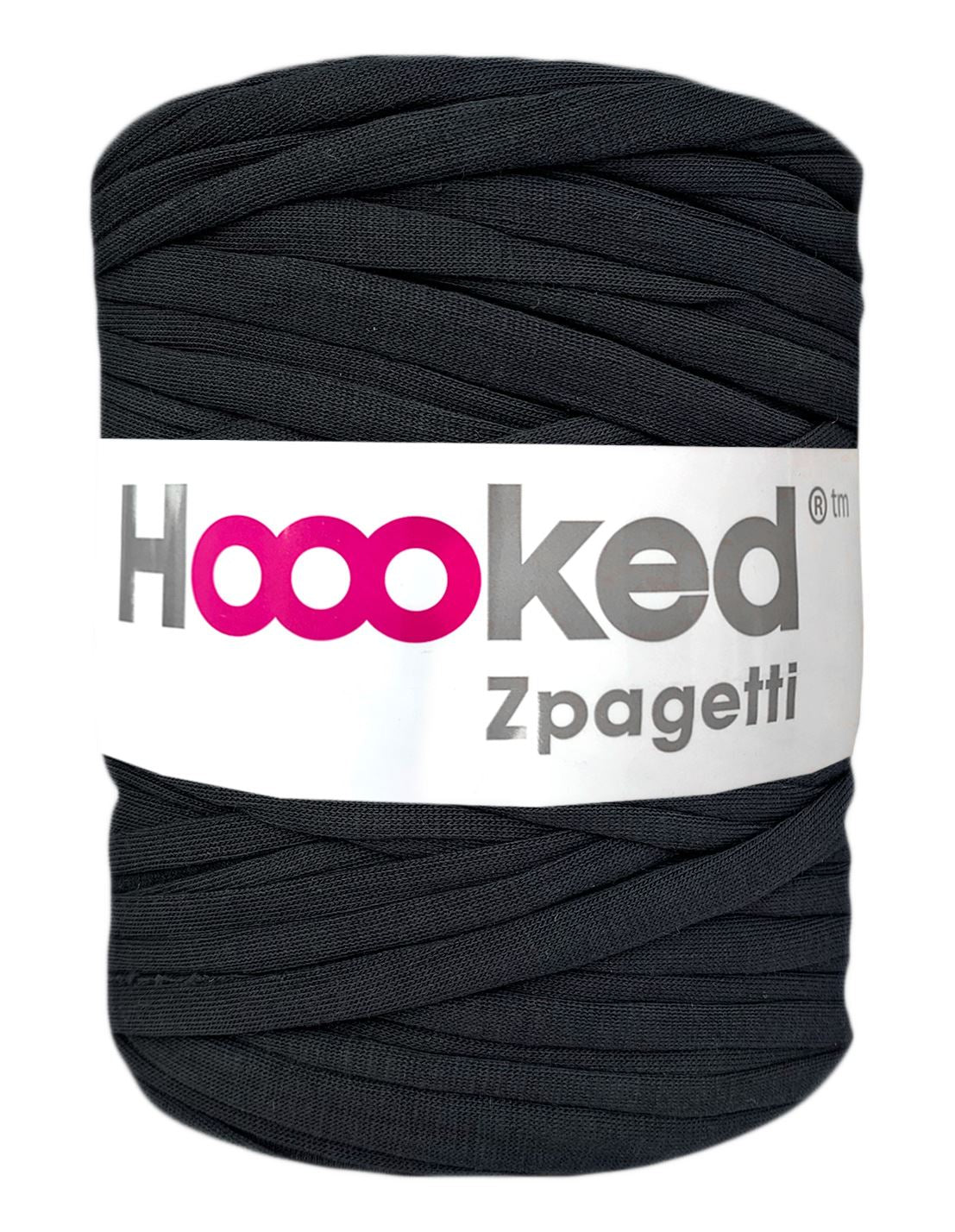 Dark slate blue t-shirt yarn by Hoooked Zpagetti (100-120m)