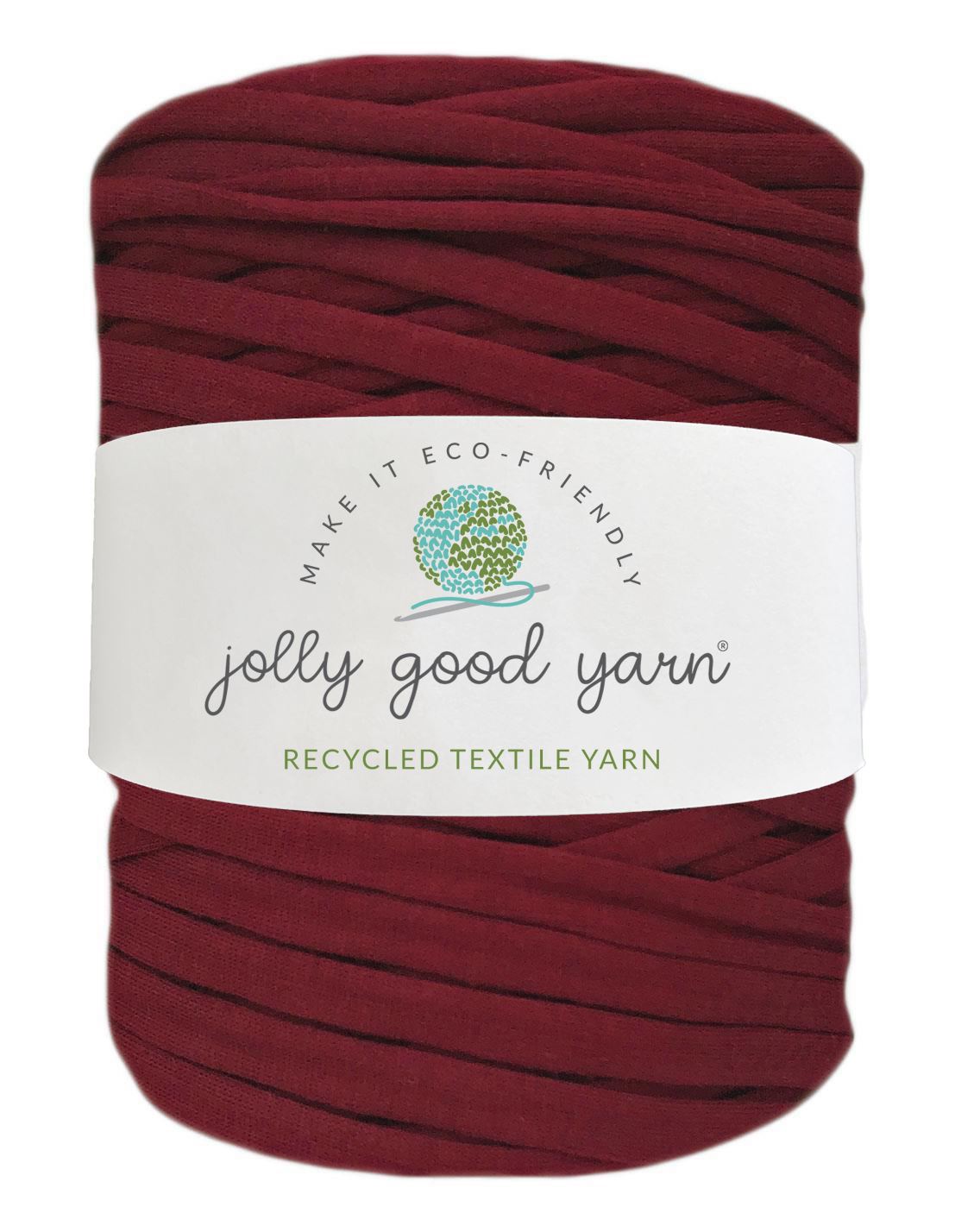Wine red t-shirt yarn (100-120m)