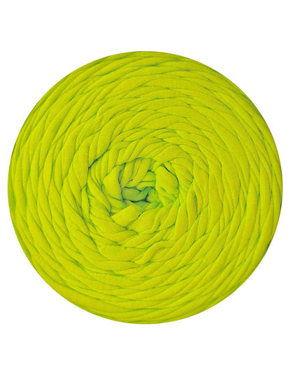 Bright pear green t-shirt yarn by Rescue Yarn (100-120m)