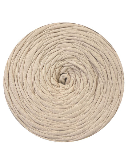 Pale camel taupe t-shirt yarn by Rescue Yarn (100-120m)