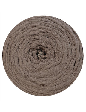 Dark moss brown t-shirt yarn by Hoooked Zpagetti (100-120m)