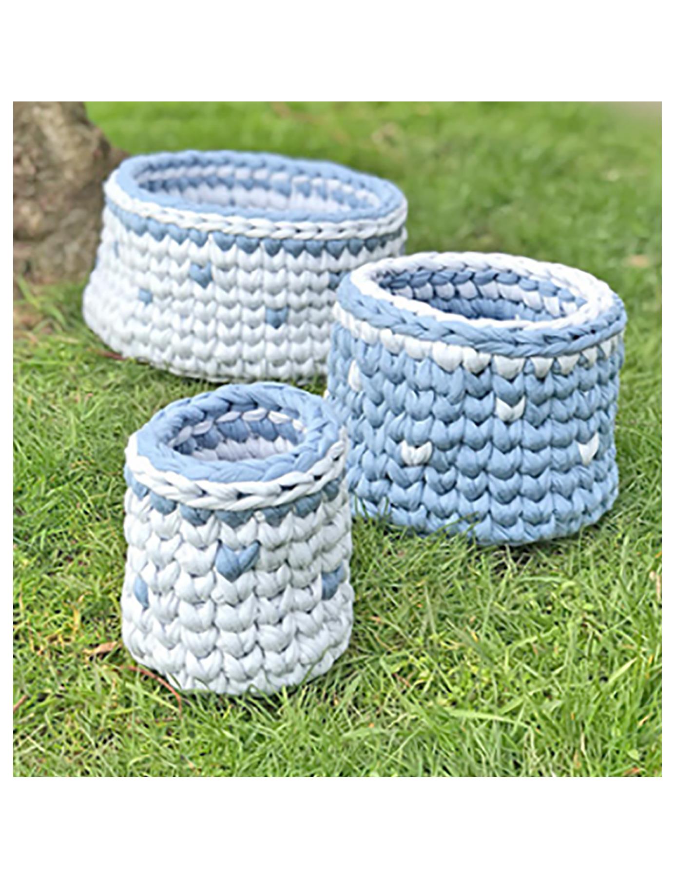 3 Nesting Bowls - Crochet Pattern