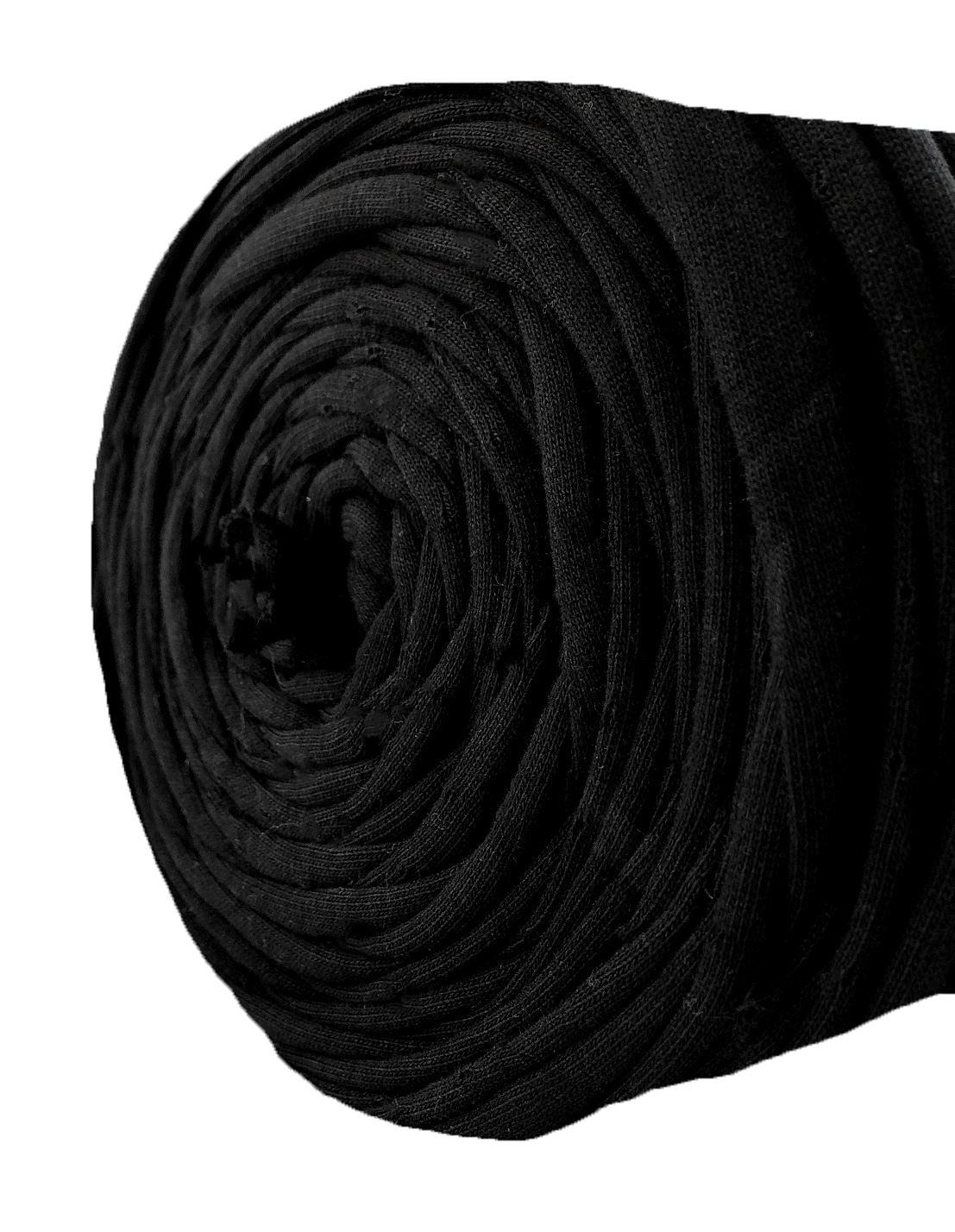 Black t-shirt yarn by Rescue Yarn (100-120m)