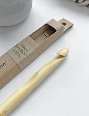 12mm bamboo crochet hook