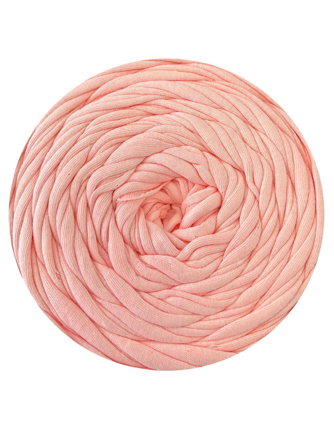 Light salmon pink t-shirt yarn (100-120m)