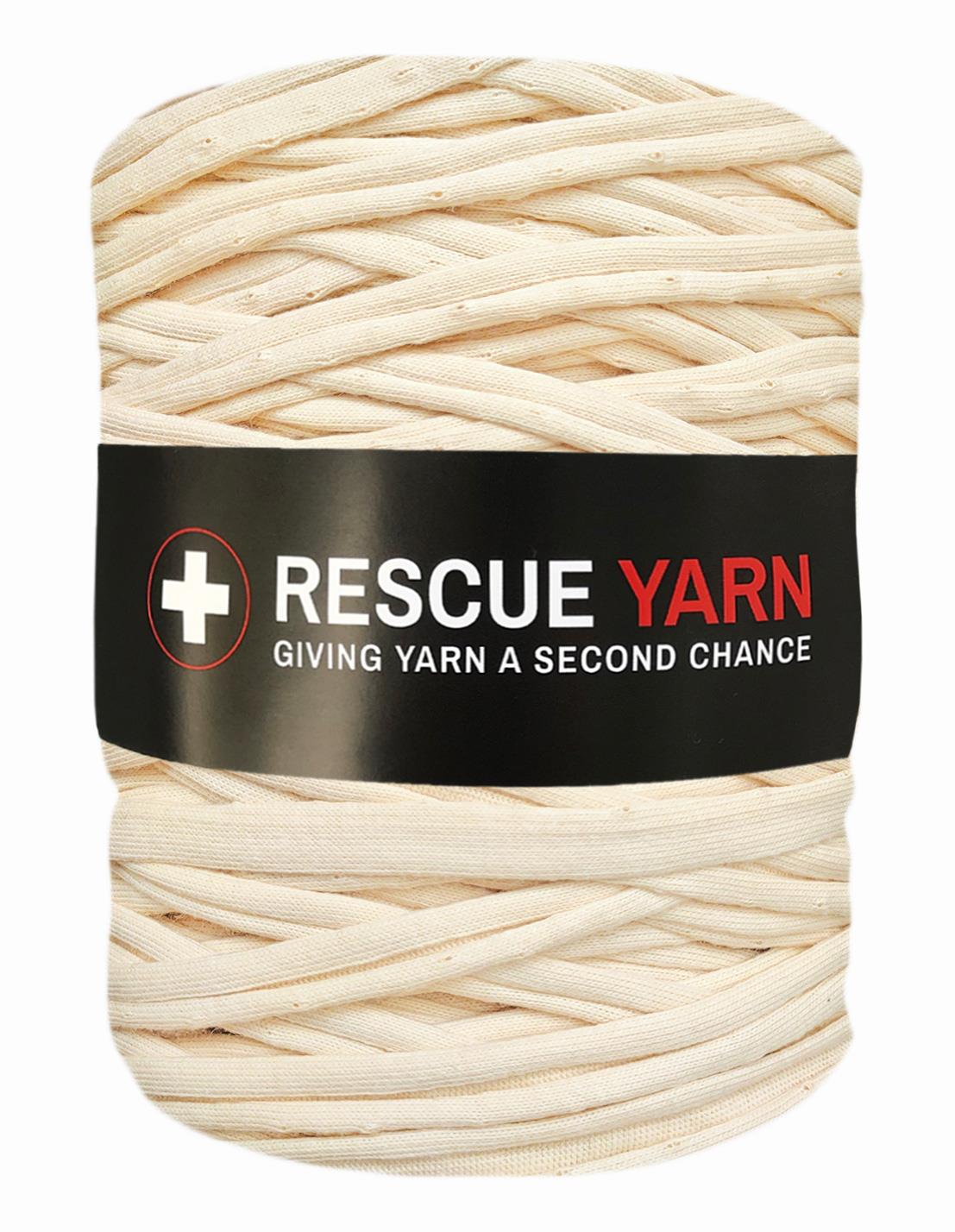 Buttermilk yellow t-shirt yarn by Rescue Yarn (100-120m)