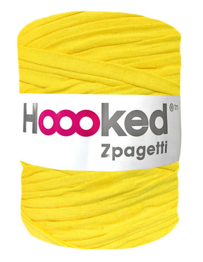 Buttercup yellow t-shirt yarn by Hoooked Zpagetti (100-120m)