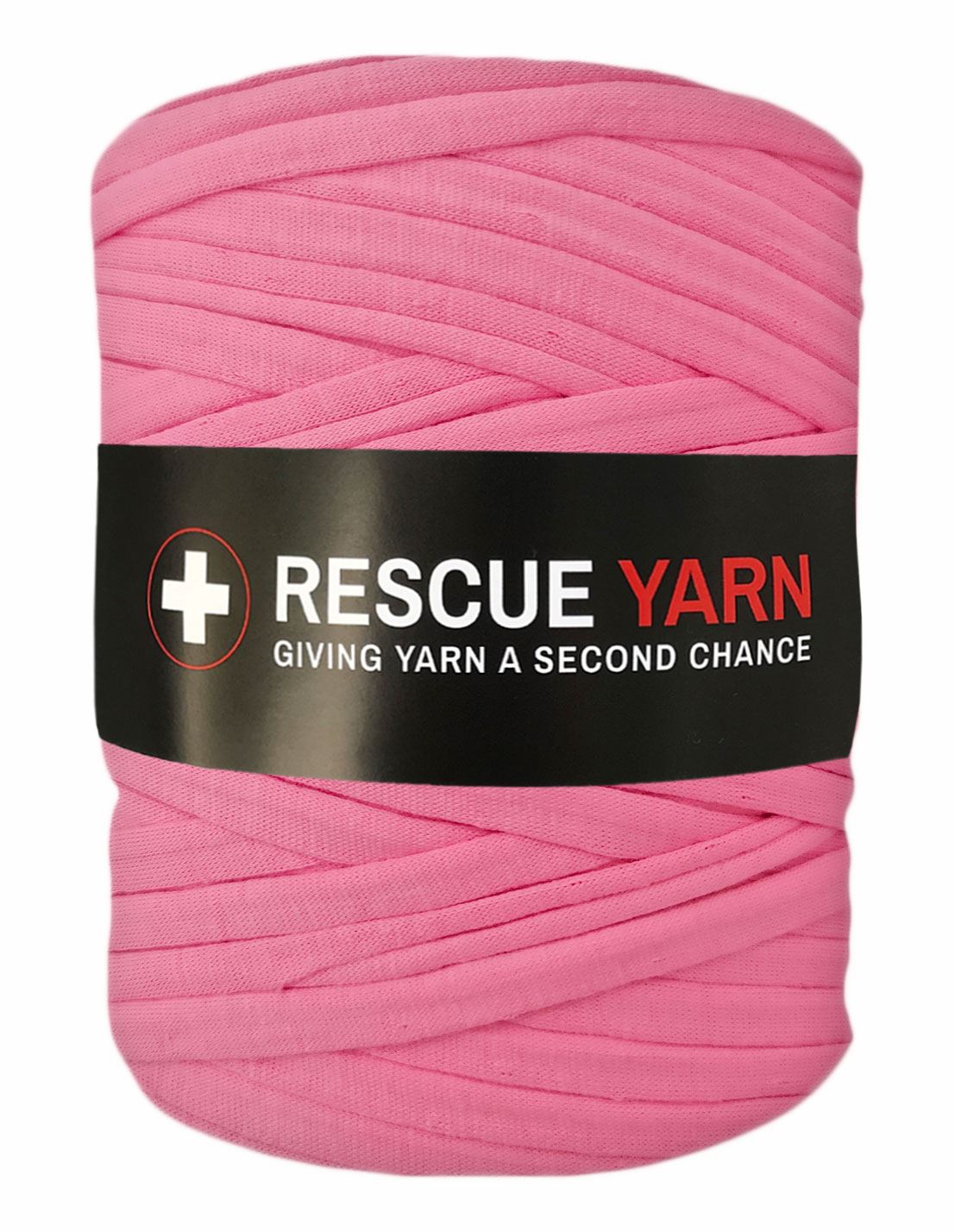 Watermelon pink t-shirt yarn by Rescue Yarn (100-120m)