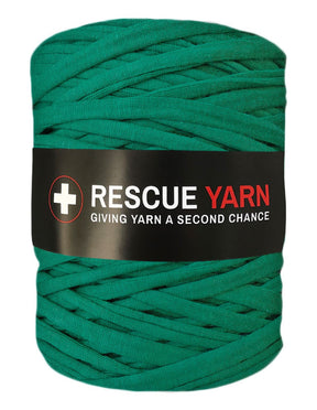 Deep fern green t-shirt yarn by Rescue Yarn (100-120m)