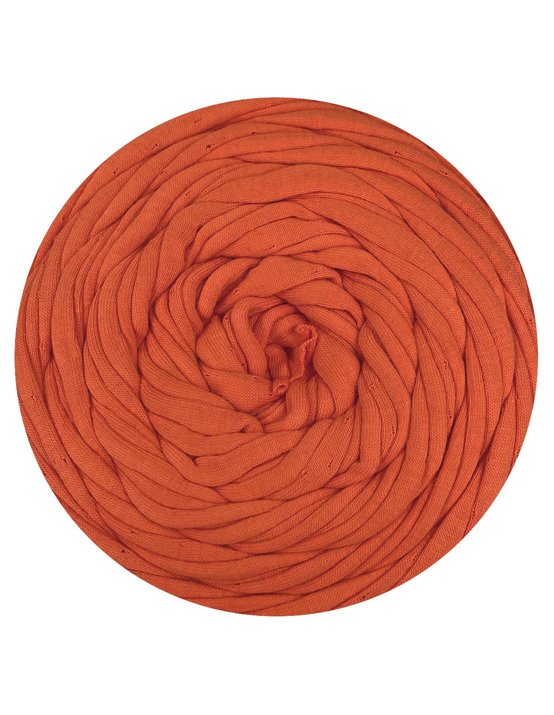 Deep orange t-shirt yarn by Hoooked Zpagetti (100-120m)