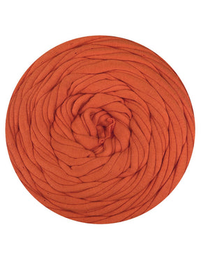 Deep orange t-shirt yarn by Hoooked Zpagetti (100-120m)