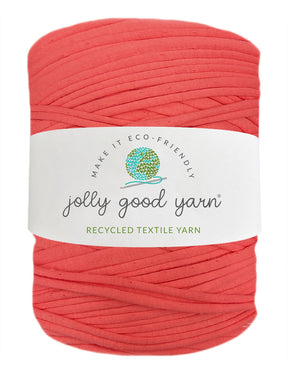 Coral pink t-shirt yarn (100-120m)