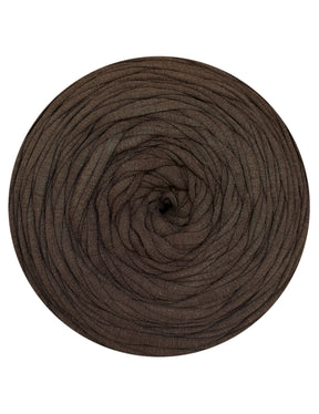 Deep brown t-shirt yarn (100-120m)