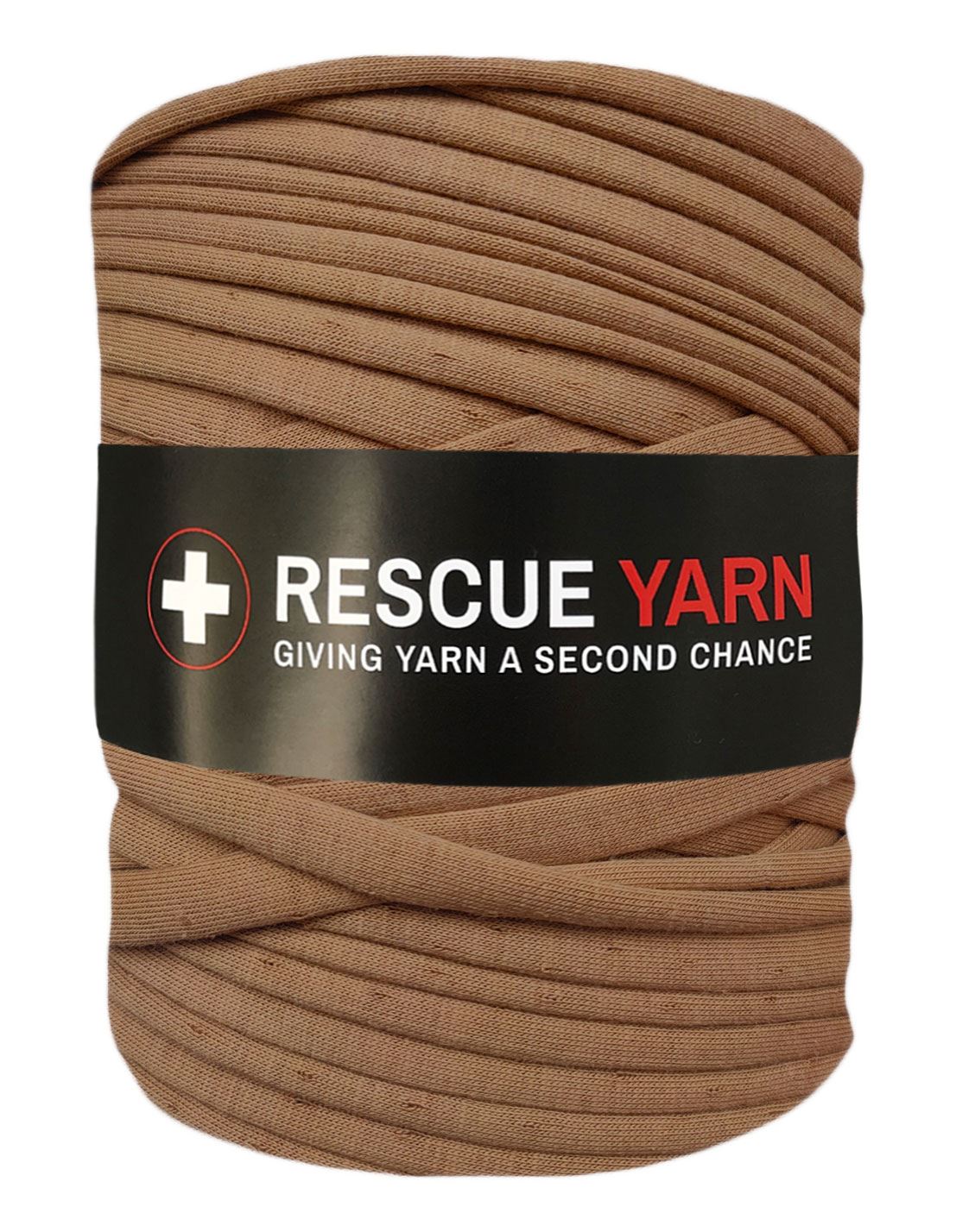 Fawn beige t-shirt yarn by Rescue Yarn (100-120m)