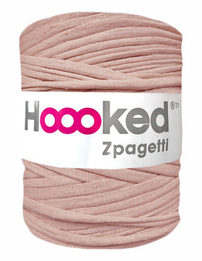Vintage pink t-shirt yarn by Hoooked Zpagetti (100-120m)
