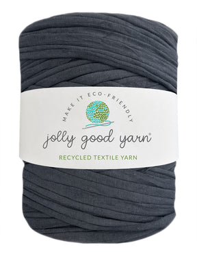 Dark iron grey t-shirt yarn (100-120m)