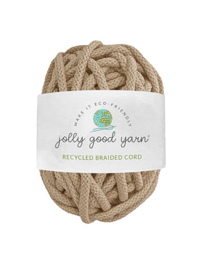 5mm Oakford Taupe recycled cotton macrame cord